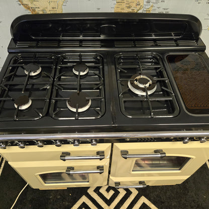 Rangemaster Classic Dual Fuel Range Cooker in Cream 110cm