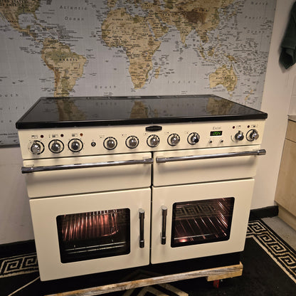Rangemaster Excel Induction Range Cooker in Ivory 110cm