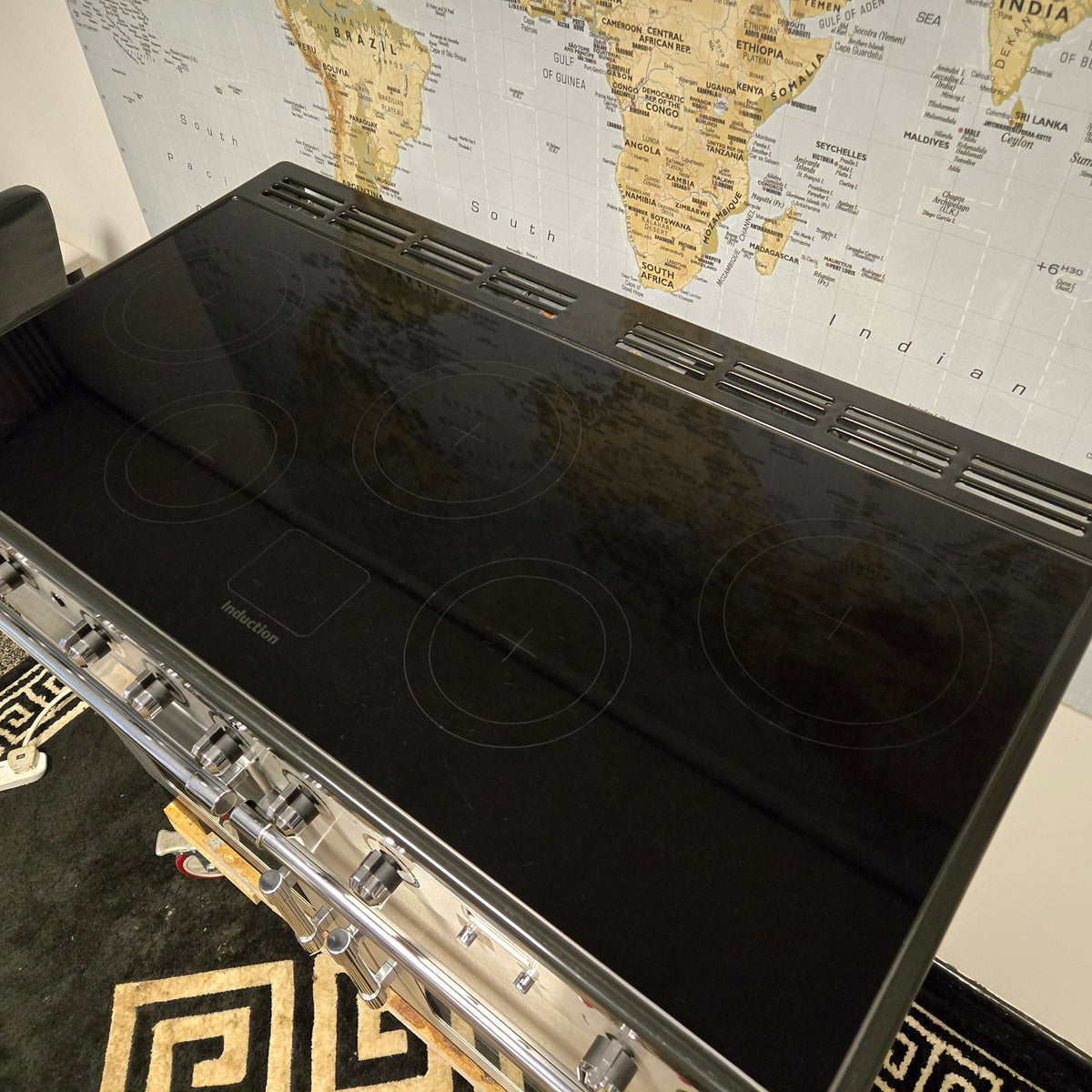 Rangemaster Excel Induction Range Cooker in Stainless Steel 110cm
