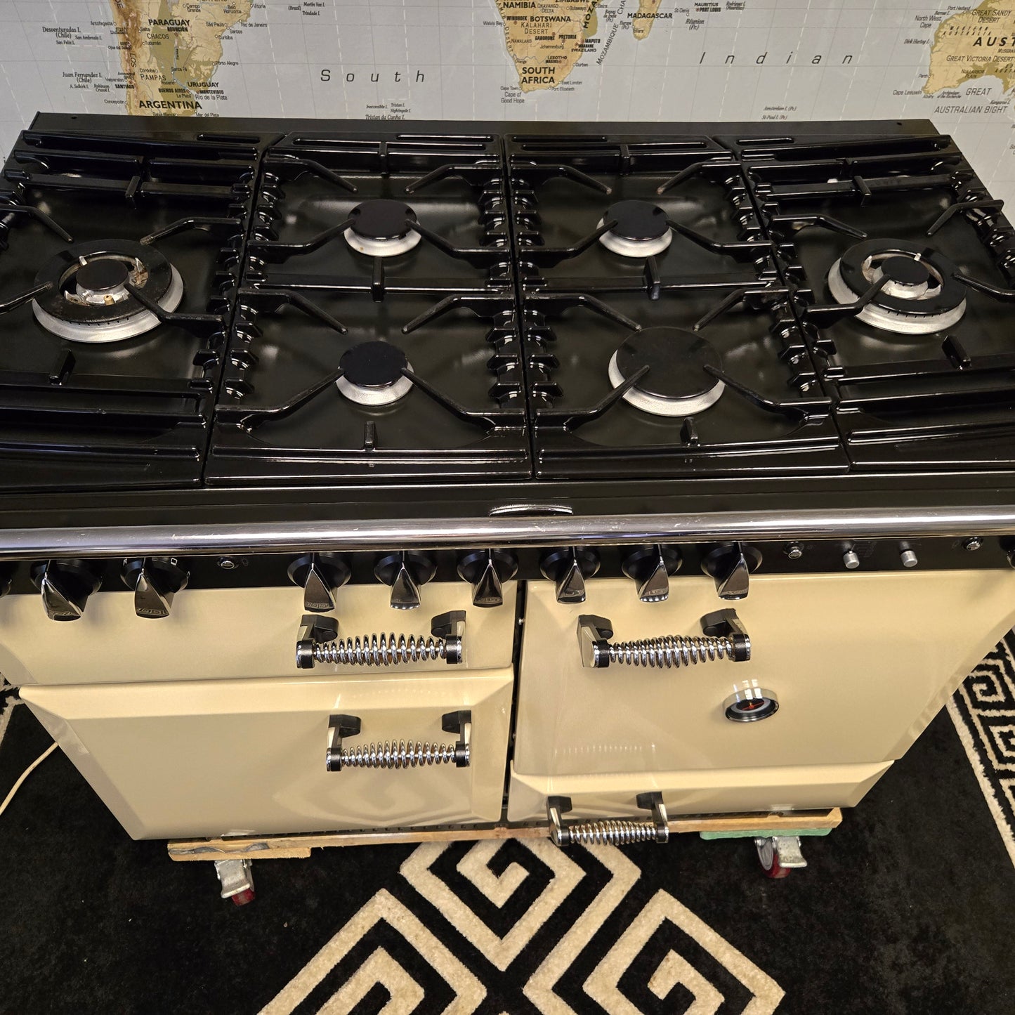 Rangemaster Elan Dual Fuel Range Cooker in Cream 110cm