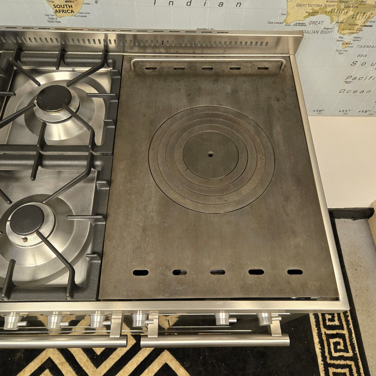 Ilve Milano Dual Fuel Range Cooker Stainless Steel 120cm