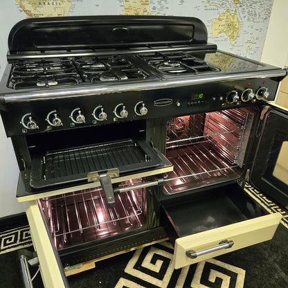 Rangemaster Classic Dual Fuel Range Cooker in Cream 110cm