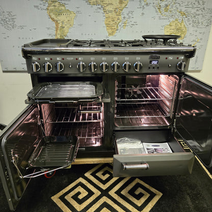 Ex Display Rangemaster Leckford Deluxe Dual Fuel Range Cooker 110cm