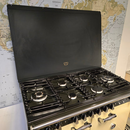 Rangemaster Elan Dual Fuel Range Cooker in Cream 110cm