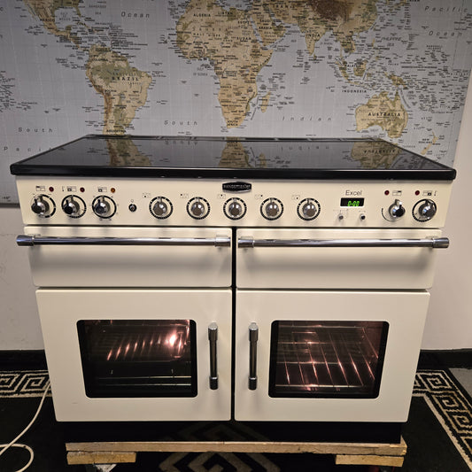 Rangemaster Excel Induction Range Cooker in Ivory 110cm