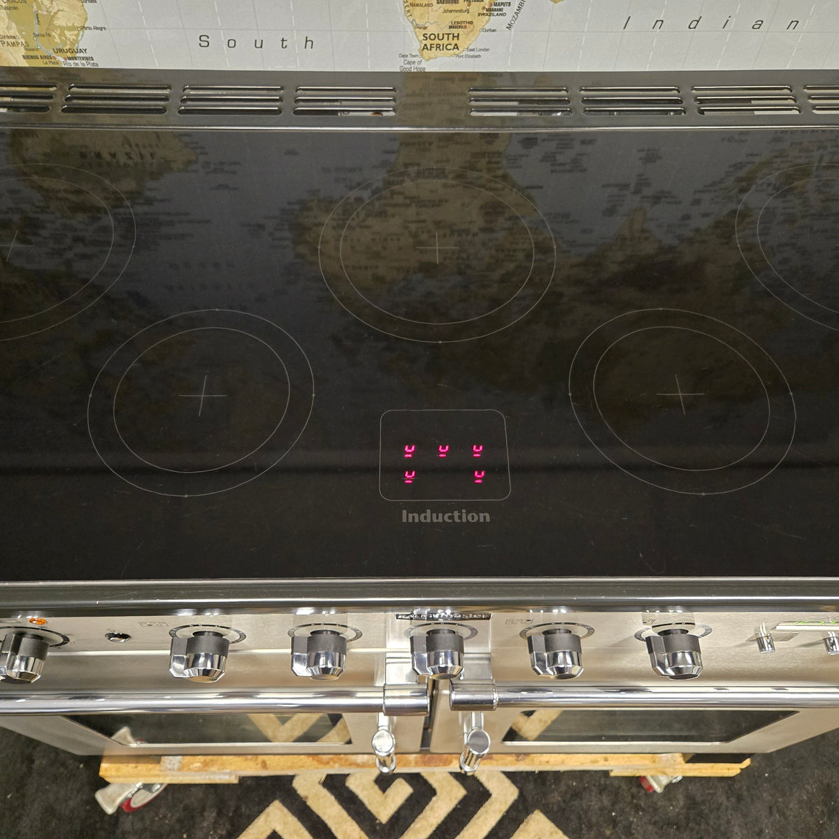 Rangemaster Excel Induction Range Cooker in Stainless Steel 110cm