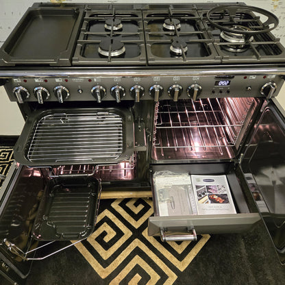 Ex Display Rangemaster Leckford Deluxe Dual Fuel Range Cooker 110cm