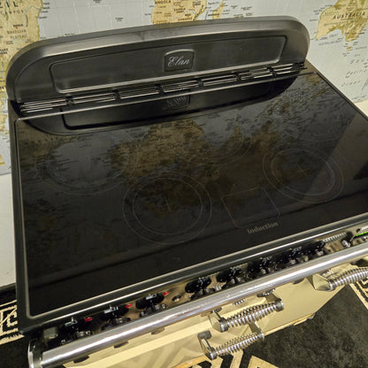 Rangemaster Elan Induction Range Cooker in Cream and Chrome 90cm