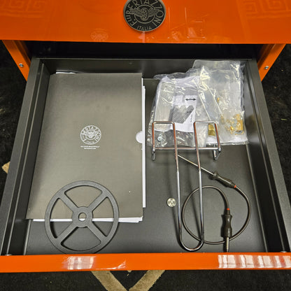 Ex Display Bertazzoni Professional 60cm Dual Fuel Cooker in Orange