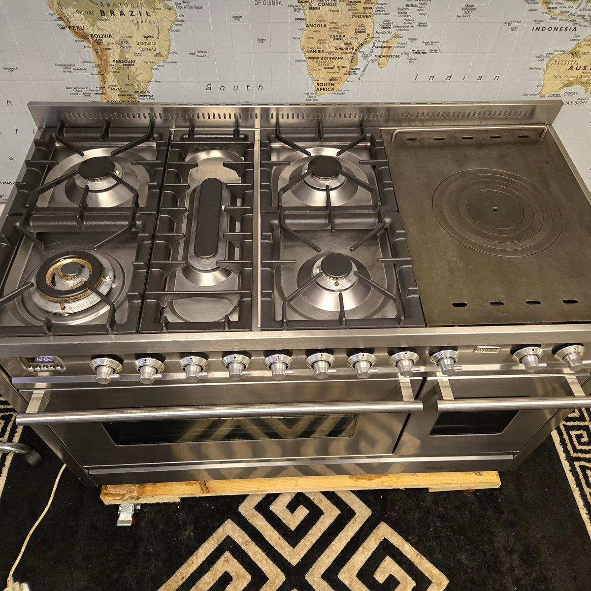 Ilve Milano Dual Fuel Range Cooker Stainless Steel 120cm