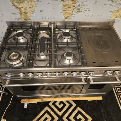 Ilve Milano Dual Fuel Range Cooker Stainless Steel 120cm