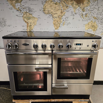 Rangemaster Professional Plus Induction Range Cooker in Stainless Steel 110cm