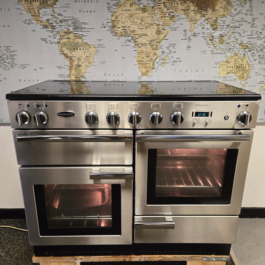 Rangemaster Professional Plus Induction Range Cooker in Stainless Steel 110cm