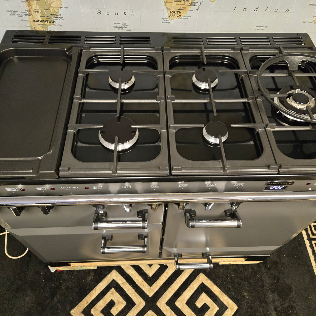 Ex Display Rangemaster Leckford Deluxe Dual Fuel Range Cooker 110cm