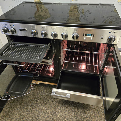 Rangemaster Professional Plus Induction Range Cooker in Stainless Steel 110cm