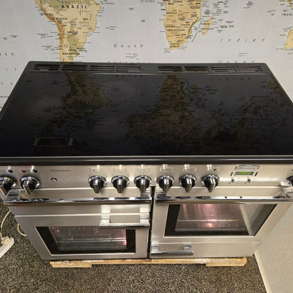 Rangemaster Professional Plus Electric Range Cooker in Stainless Steel 110cm