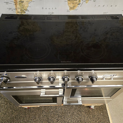 Rangemaster Professional Plus Induction Range Cooker in Stainless Steel 110cm