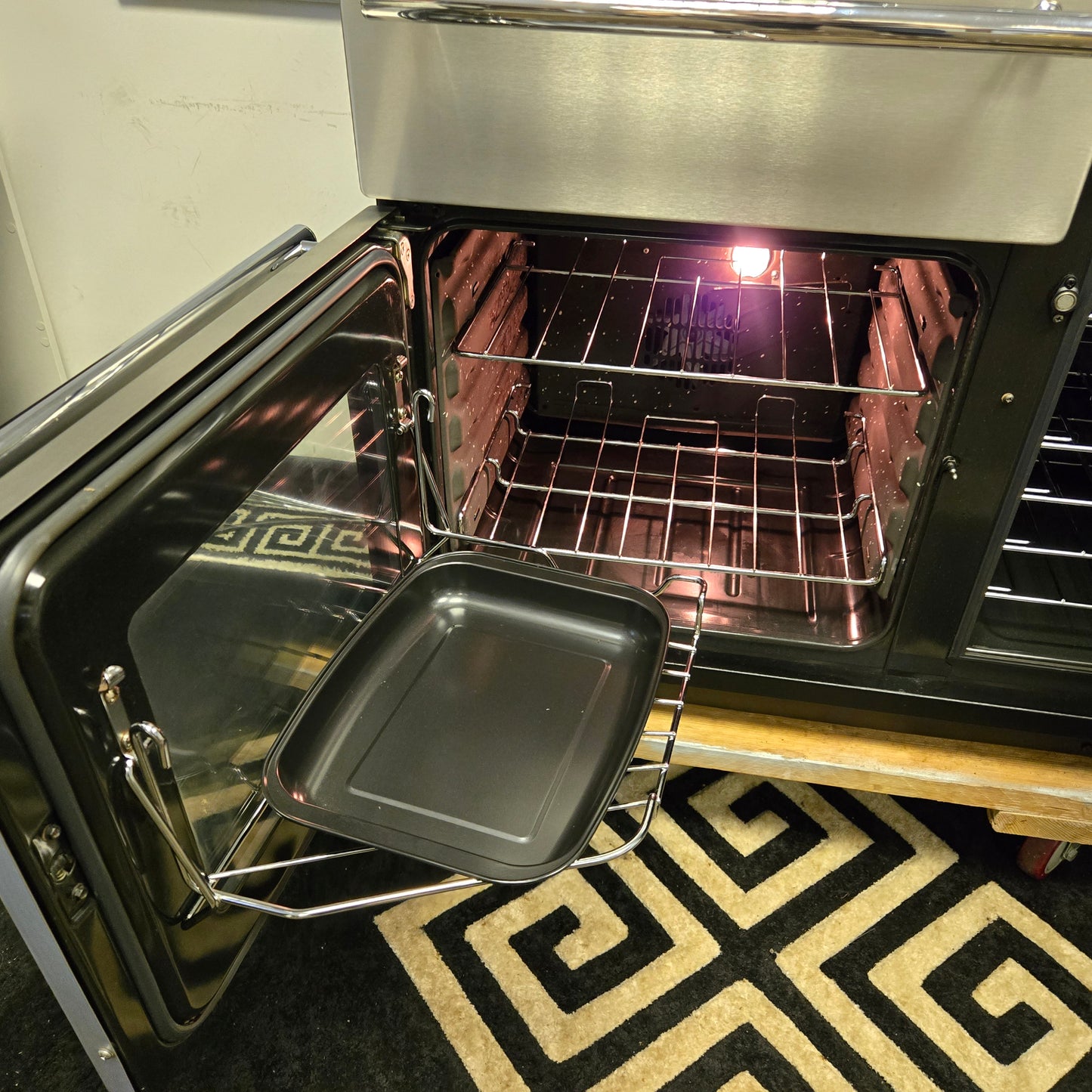 Rangemaster Platinum Induction Range Cooker in Stainless Steel 90cm