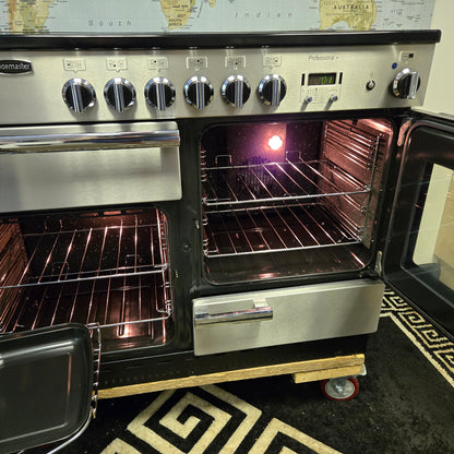 Rangemaster Professional Plus Electric Range Cooker in Stainless Steel 110cm