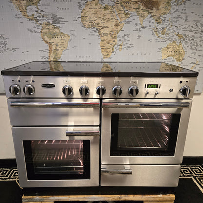 Rangemaster Professional Plus Induction Range Cooker in Stainless Steel 110cm