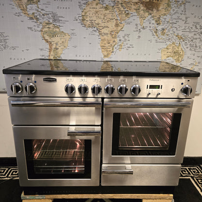 Rangemaster Professional Plus Electric Range Cooker in Stainless Steel 110cm