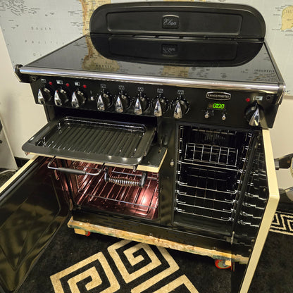 Rangemaster Elan Induction Range Cooker in Cream and Chrome 90cm