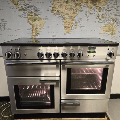 Rangemaster Professional Plus Electric Range Cooker in Stainless Steel 110cm