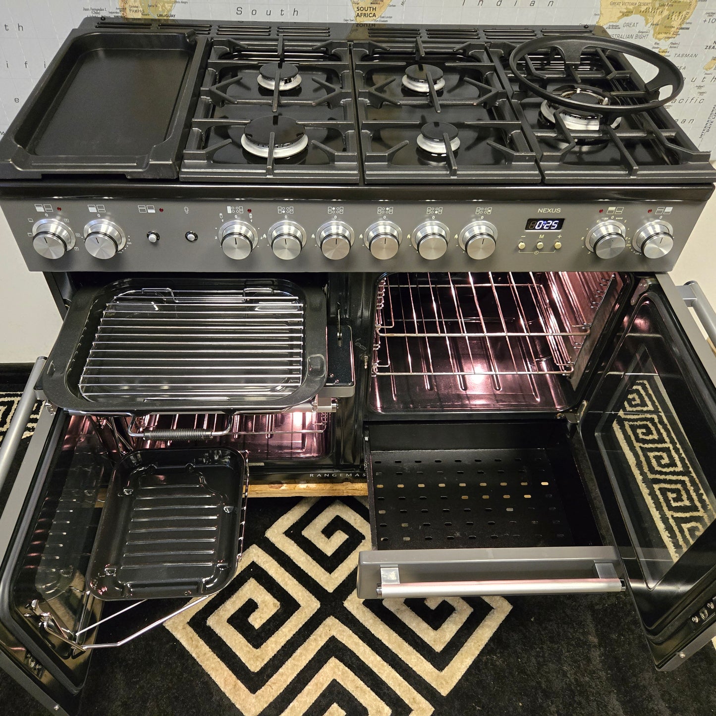 Rangemaster Nexus Dual Fuel Range Cooker in Slate Grey 110cm
