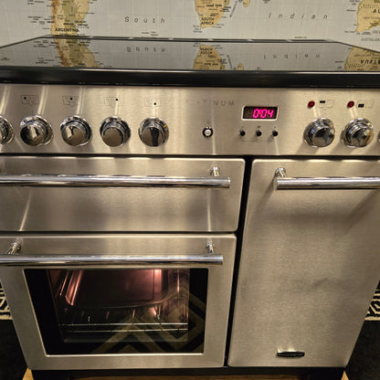 Rangemaster Platinum Induction Range Cooker in Stainless Steel 90cm