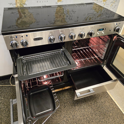 Rangemaster Professional Plus Induction Range Cooker in Stainless Steel 110cm