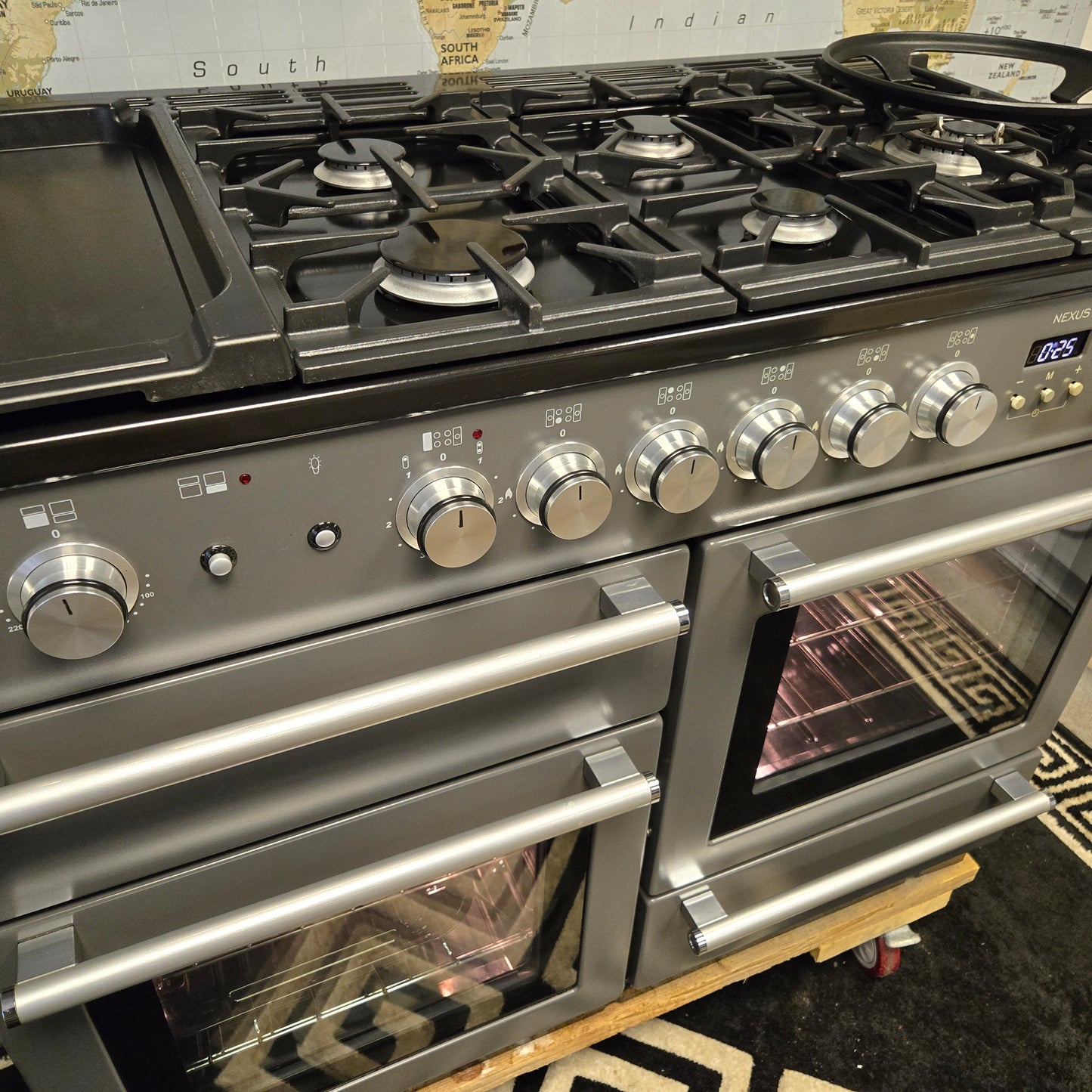 Rangemaster Nexus Dual Fuel Range Cooker in Slate Grey 110cm