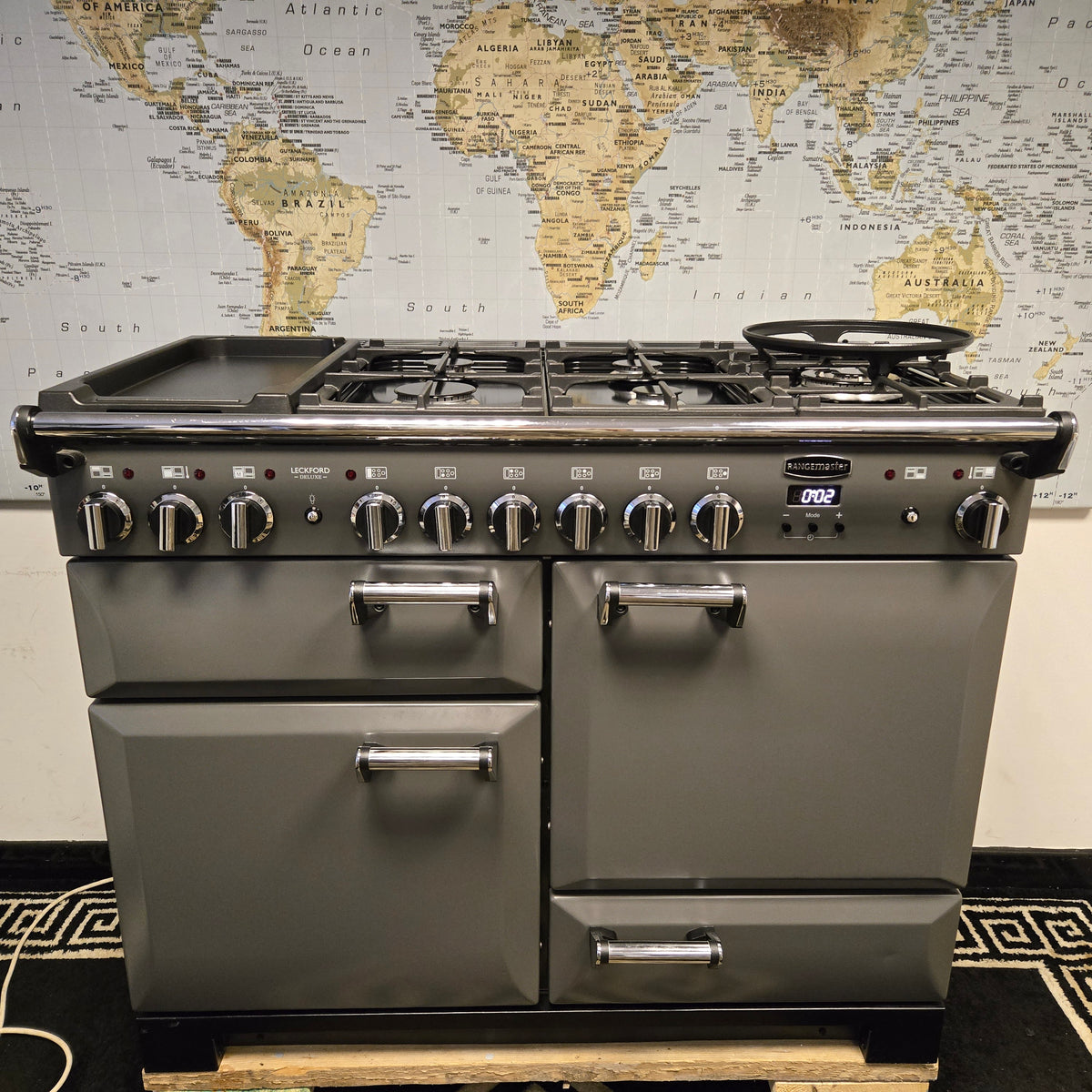 Ex Display Rangemaster Leckford Deluxe Dual Fuel Range Cooker 110cm