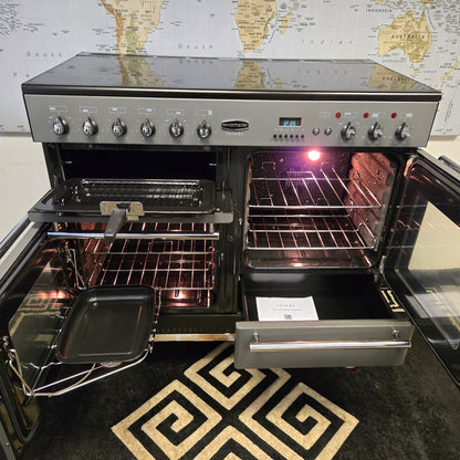 Rangemaster Toledo Electric Range Cooker in Slate Grey 110cm