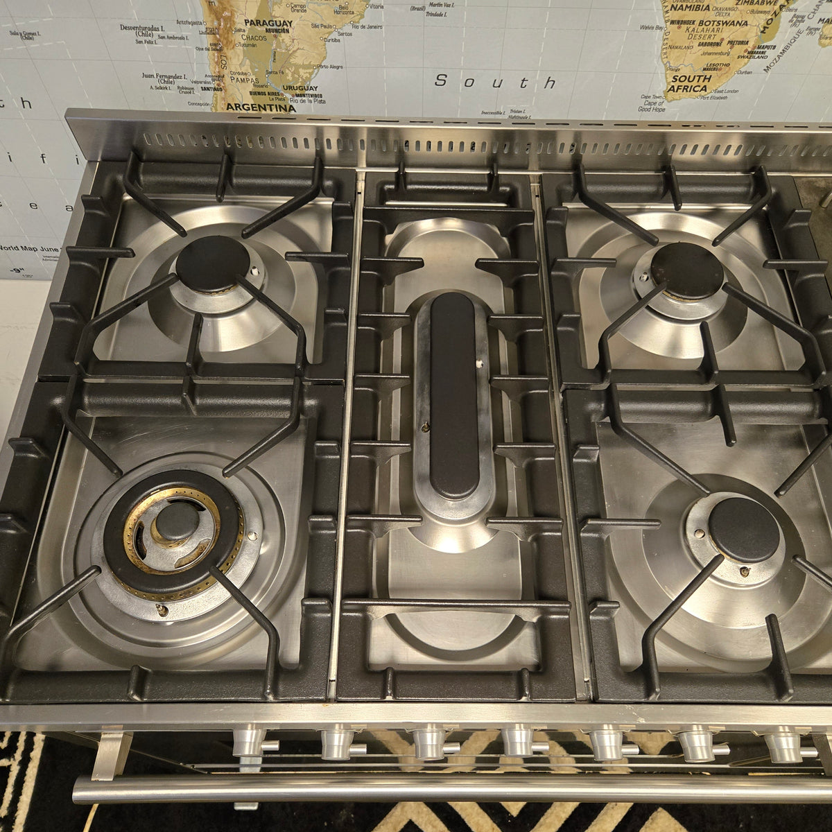 Ilve Milano Dual Fuel Range Cooker Stainless Steel 120cm