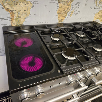 Rangemaster Nexus Dual Fuel Range Cooker in Slate Grey 110cm